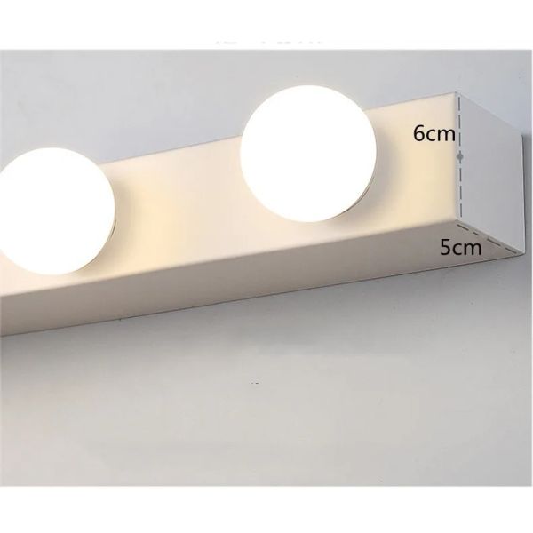 Bathroom Decor Mirror Light Dimming Cabinet Makeup Lights ball Around Mirror Wall Lamps (WH-MR-77)