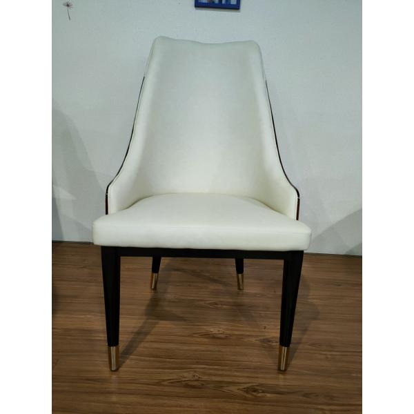 Nordic 100cm 49.5cm Wrought Iron Upholstered Dining Chairs