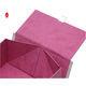 Pink Folding Cardboard Rectangular Gift Box  With Flap Lid
