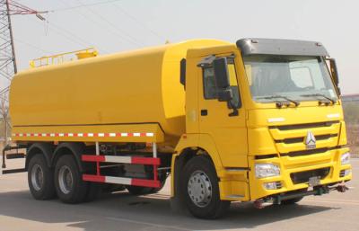Caminhão de tanque da água da eficiência elevada 25CBM com pulverização alta e de baixo nível