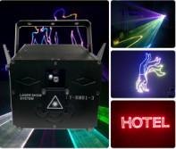 RGB 1W Full Color Animation Laser Projector ILDA Control