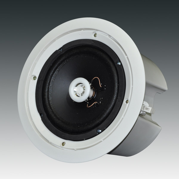 Mini Ceiling Column Array Speakers Flush Mount For Meeting Room , Plastic Cabinet