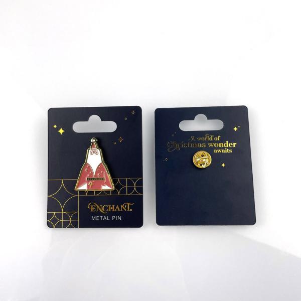Pin de metal de Santa Premium Un toque festivo de arte del esmalte para eventos navideños