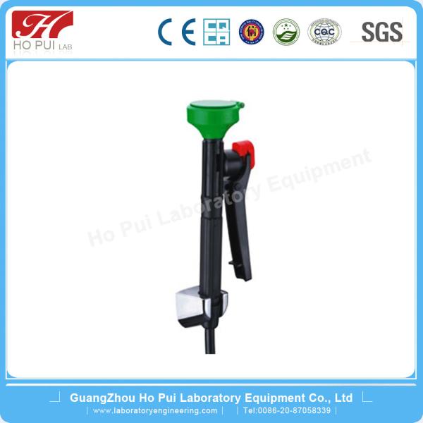 Solid Steel Lab Casework High Gloss Epoxy Powder Single Spray Head Eye Washer