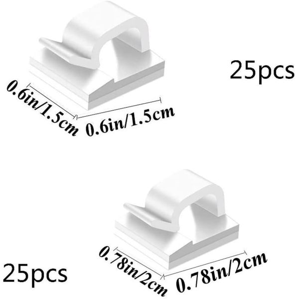 Indoor Cable Wire Clips Strong Stensile Strength Versatile Small