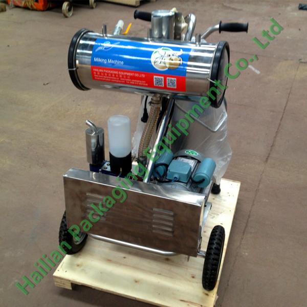 Машина портативной одиночной коровы передвижная доя 25 литров доя ведро