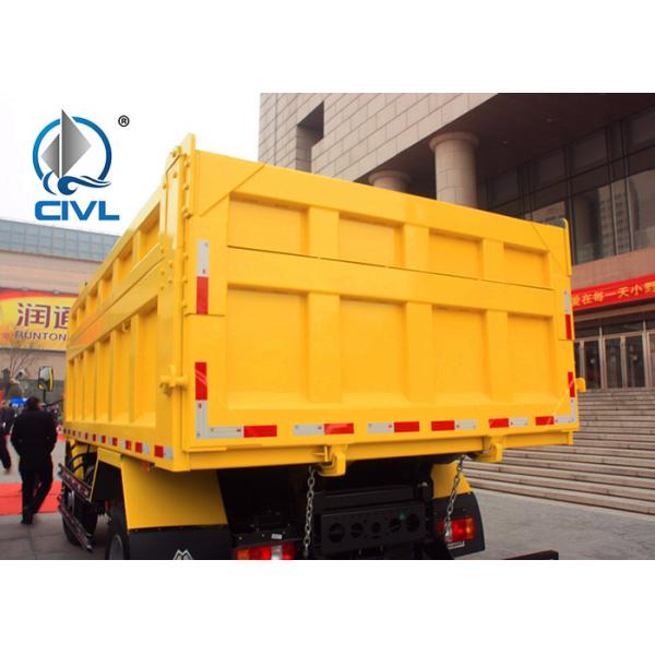 4 Wheel Mini Light Dump Truck Light Duty Trucks Safety 1-10 Tons Yellow Color lightduty commercial truck