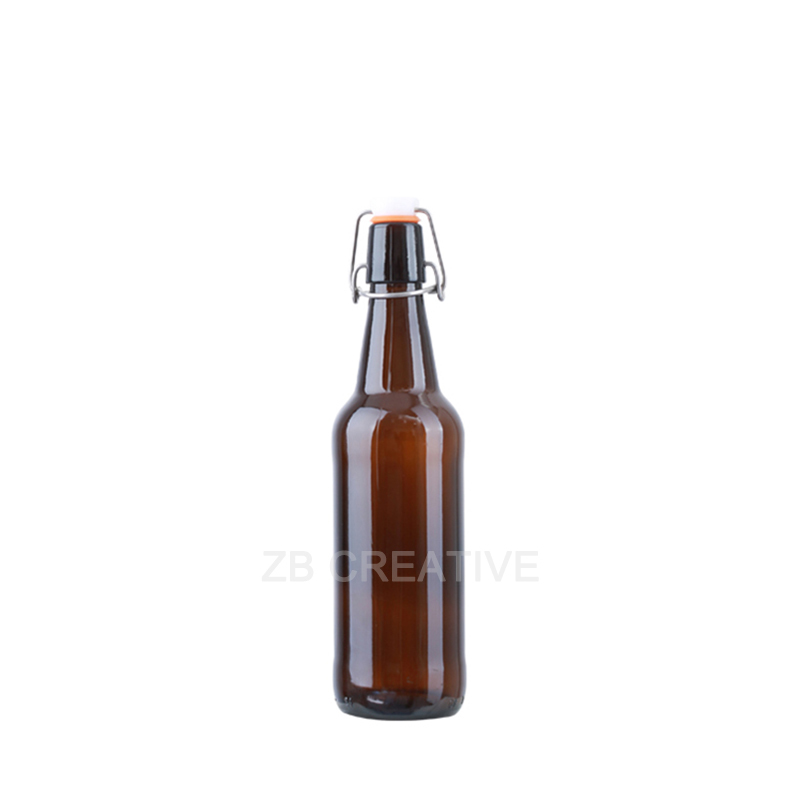 Swing Cap Glass Beer Bottles 500ml Craft Brew Container Packaging 410g CY-501