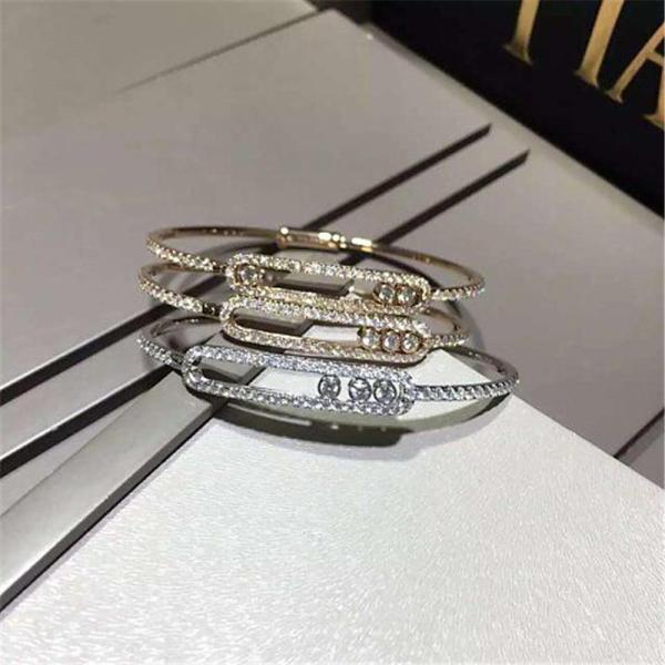 Jewelry factory in Shenzhen, China Mk  bracelet 18k white gold yellow gold rose gold diamond bracelet
