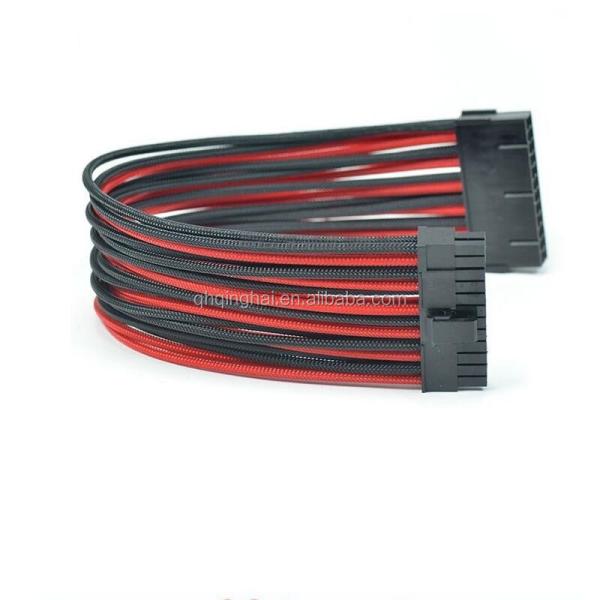 24 Pin Motherboard For Custom Sleeved Hot selling 2020 beautiful  microphone copper  lugs ribbon usb magnetic cable