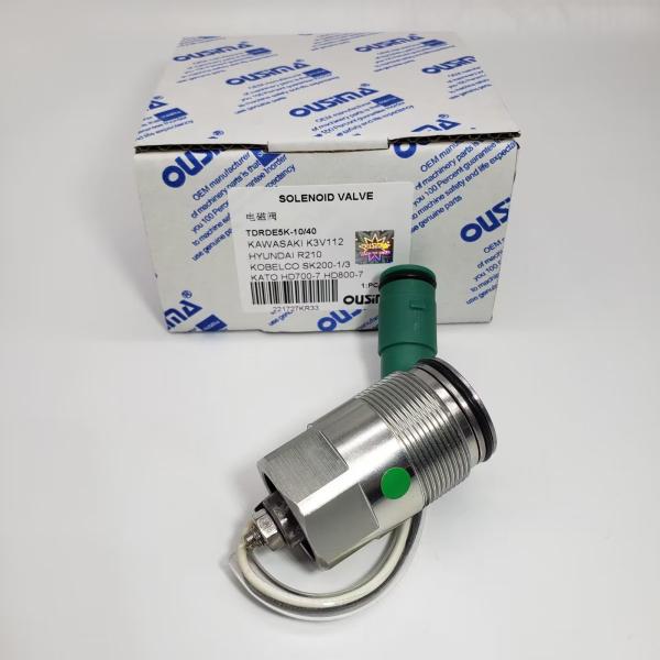 Válvula solenóide de bomba hidráulica elétrica TDRDE5K-10-40 para Kobelco SK200-1/3 Kawasaki K3V112