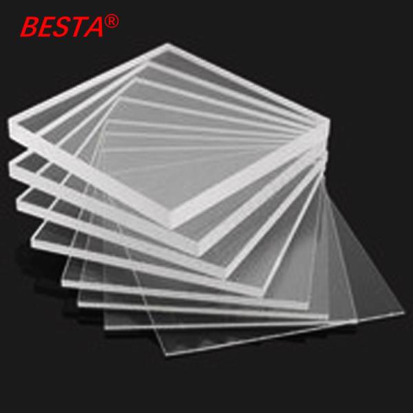 ITS 1220*2440mm Painéis Perspex Decorativos Folha de plástico transparente resistente ao calor