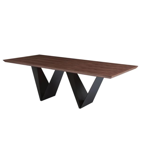 High-Quality Modern Metal Frame Living Room Furniture Solid Wood  Design   Dining Table Sets