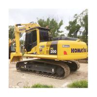 Excavadora usada Komatsu PC200-8 com 800 horas de trabalho e cilindro hidráulico original