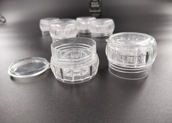 (KPL-011) Round Grinder Cap Accessories Refillable Clear Or Black 22.3 G