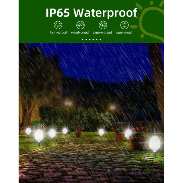 Solar Ball Lights 50000 Hours Working Lifetime for Garden Christmas Party Decoration