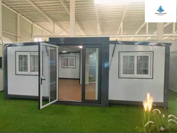 Space Expansion Foldable Expandable Container House With Double Wing Folding System CE / Eurocode Certified