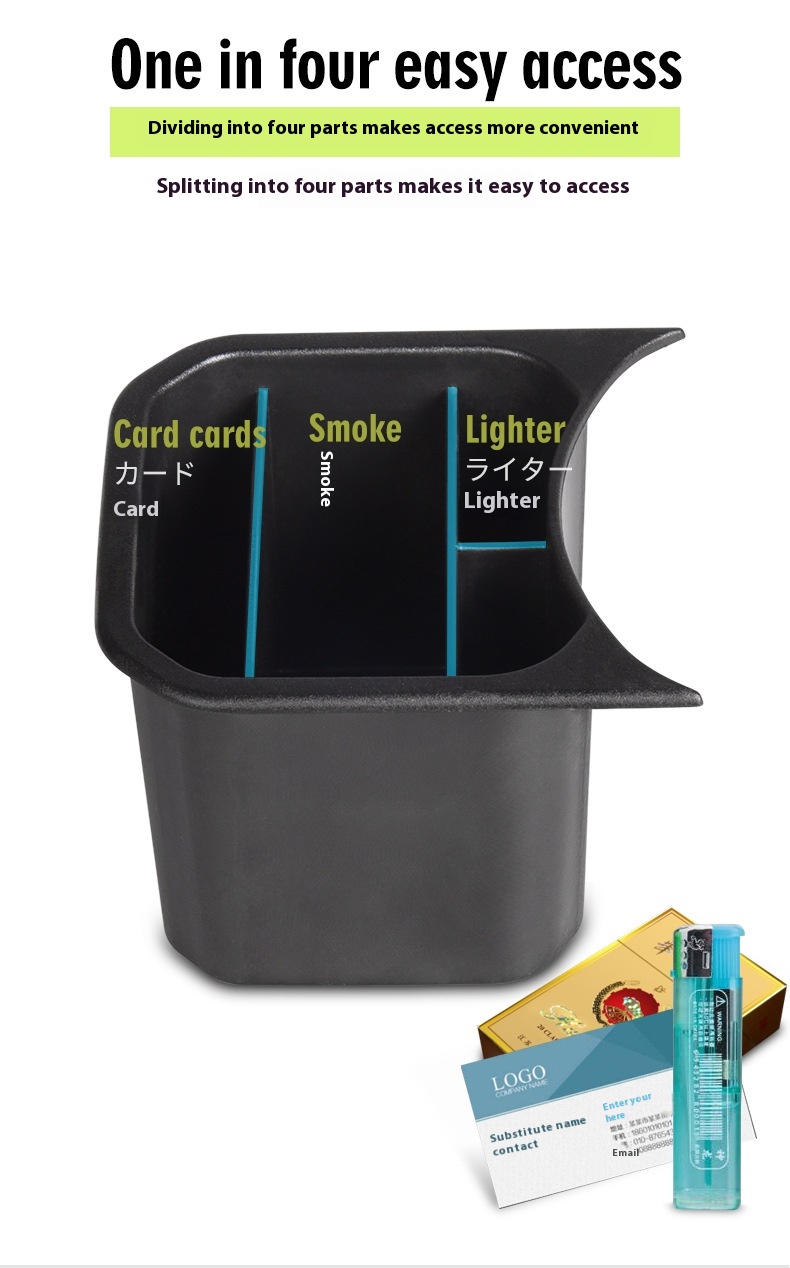 For Central Control Water Cup Storage Box for Suzuki Jimny Modified Interior Accessories with Sundries Storage Capacity