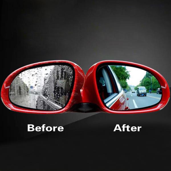 Rain Shield Car Rearview Mirror Film , Car Screen Protector Anti Water Anti Fog