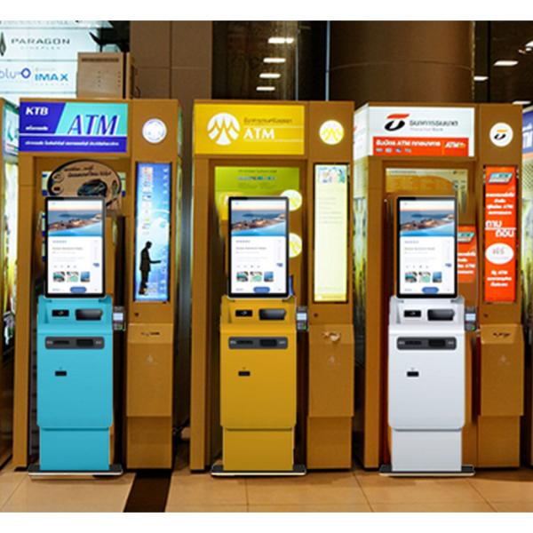 Máquina ATM de criptomonedas con pantalla táctil personalizable