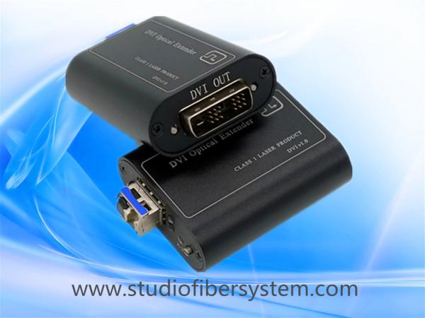 4K DVI fiber extenders for 1CH maximum resolution of 4096 x 2160@30HZ DVI signal over fiber to 10 km