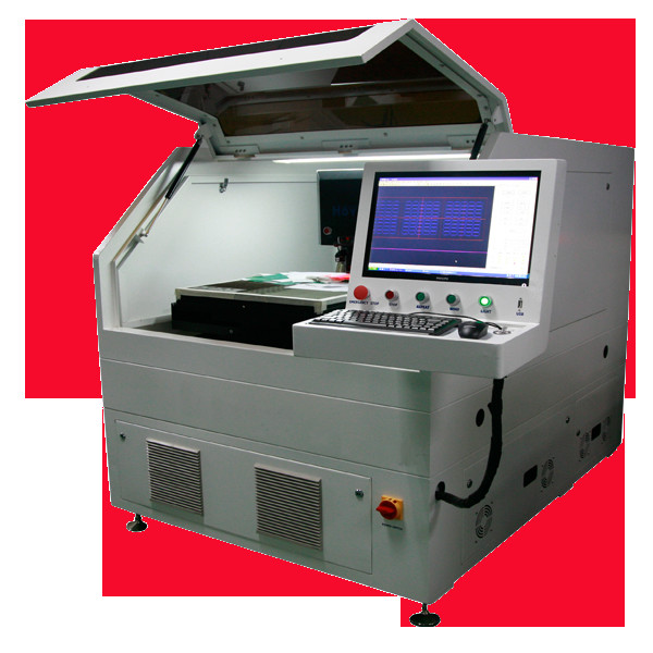 Резец руководства Pcb отрезка лазера v точности 15W 20μM УЛЬТРАФИОЛЕТОВЫЙ для доск PCB FR4