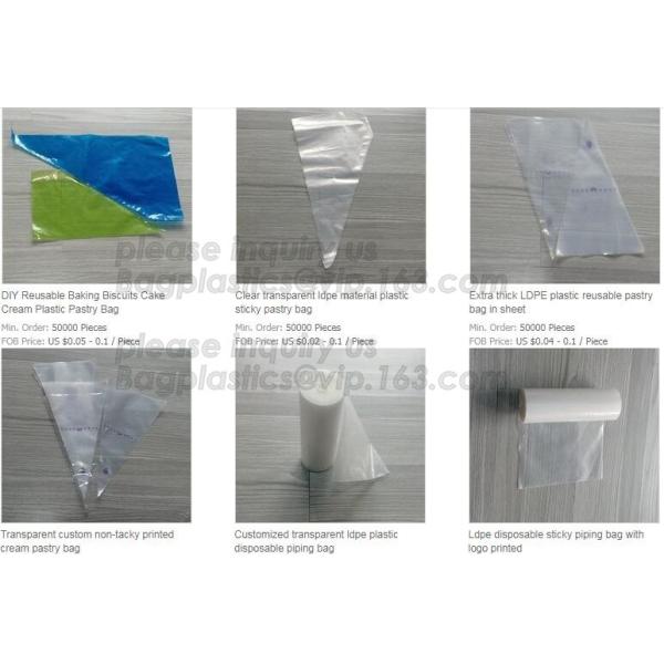PE Plastic Icing Piping Cake Decorating Pastry Bag Candy Making Bags, Cake Cream, Decorating, Pastry Bags, Piping, Pastr