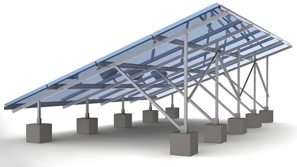 Aluminum Solar Ground Mounting System Racking Mounting Ground Power Solar Bracket Kit for Solar Panel Ground Mount
