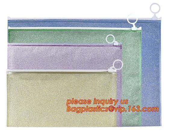 School Reusable Stationery Pencil Pouch Travel Storage Pouch Laser Toiletry Christmas Gifts Makeup Bags Travel Cases