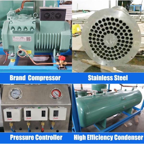 Bitzer Compressor 15 Ton Ice Tube Machine for Ice Production in Industrial Setting