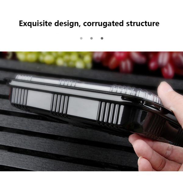 Wholesale disposable meat roll box food grade high-grade plastic box antifreeze meat slice box with lid