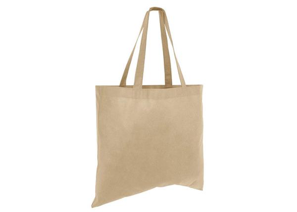Black 38*42cm Non Woven Polypropylene Tote Bags Without Bottom