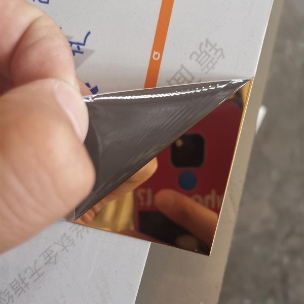 El material inoxidable del oro del titanio de la hoja de acero de 304 espejos artesona la anchura de 1000-2000m m