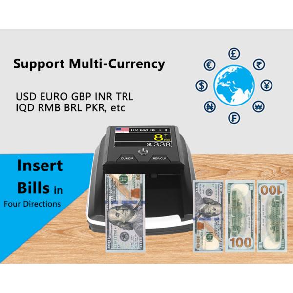 Контролер 6w обесцененных денег машины 0.5s/Bill детектора автоматического флуоресцирования MG поддельный УЛЬТРАФИОЛЕТОВЫЙ