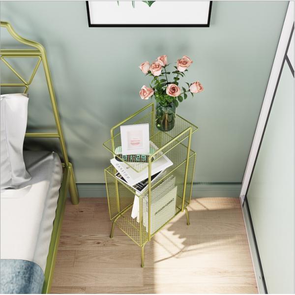 Bedside Waterproof 32x23x70cm Steel Book Rack Floor Standing