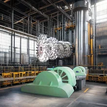 5-50t Pelton Turbine Generator 6-10kv 50/60hz Brushless Excitation IP54