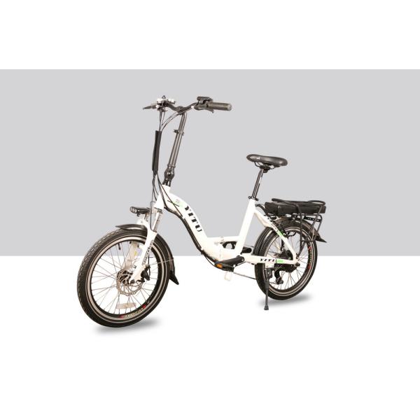 TUV EN15194 Battery Powered Folding Bike 36V 10Ah Li Ion Battery