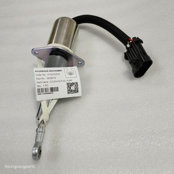 Válvula solenoide de bomba de combustível de 24 V 3939019 para R320LC-7