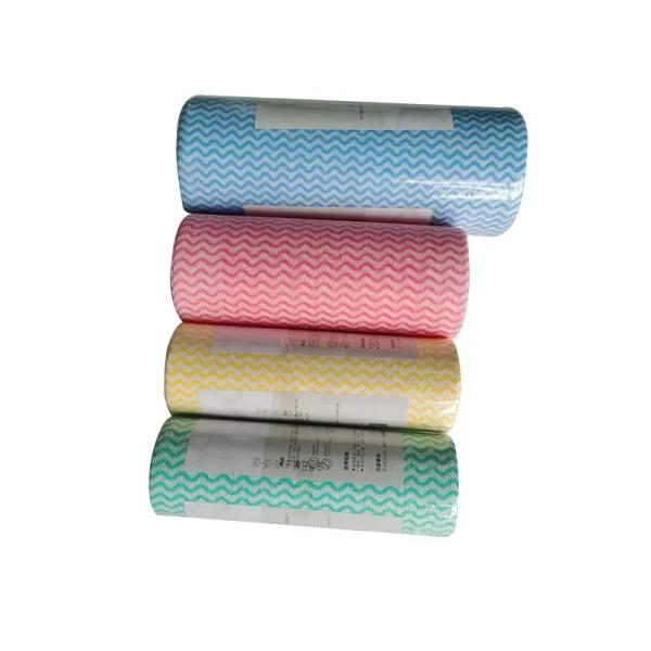 Reusable Household Cleaning Rags Kitchen Wipe Waterproof Multicolor