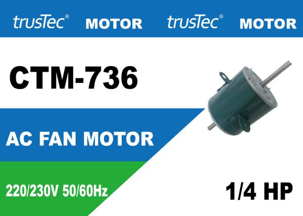 220/230V Classic New Center Leg 1/4HP CTM-736 YSK140-180-6A 5KCP29MGE736S