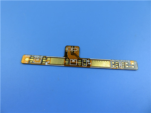 Двойник встал на сторону гибкая монтажная плата Polyimide PCB мягкая с золотом погружения и укреплением FR4 для антенн