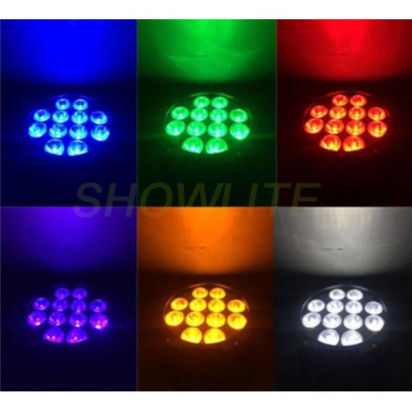 12*18 ПРИЛОЖЕНИЯ 12pcs 18W равенства на открытом воздухе IP65 водоустойчивого Rainproof WIFI наговора ватта RGBWA+UV 6in1 батарея СИД тонкого плоского беспроводная