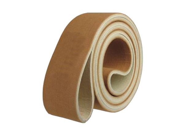 Brown Color Pbo Industrial Felt Fabric Seamless Belt For Aluminum Industry