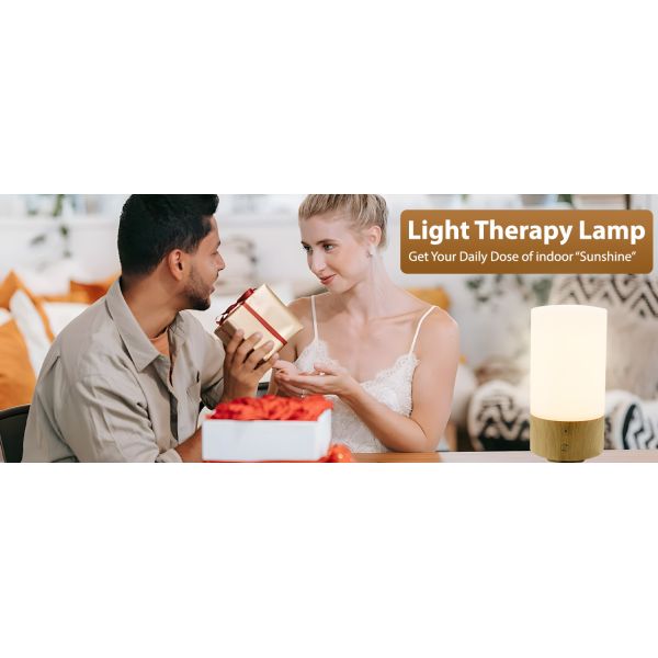 Cylindrical 10000 Lux Therapy Light 2700K - 6000K Light For Mood
