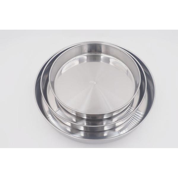 28.32.36cm 3pcs Bakeware nonstick pizza pan grade stainless steel cake plate