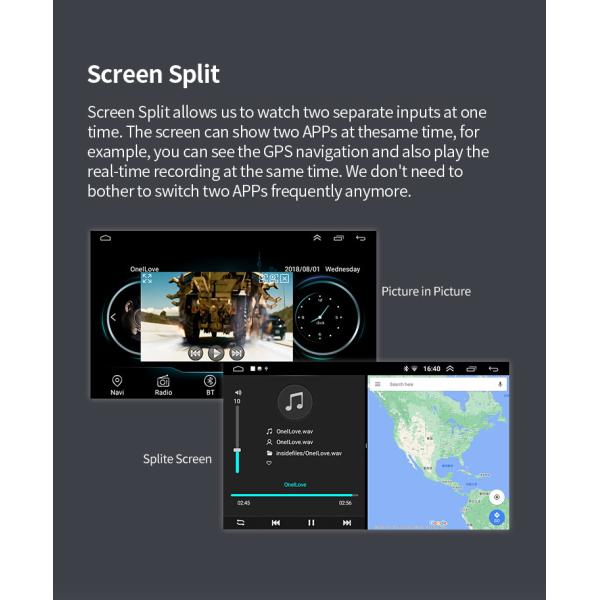 Сенсорный экран Wi-Fi IPS GPS Камера Автомобиль DVD Радио Android 12 Универсальный автоплеер