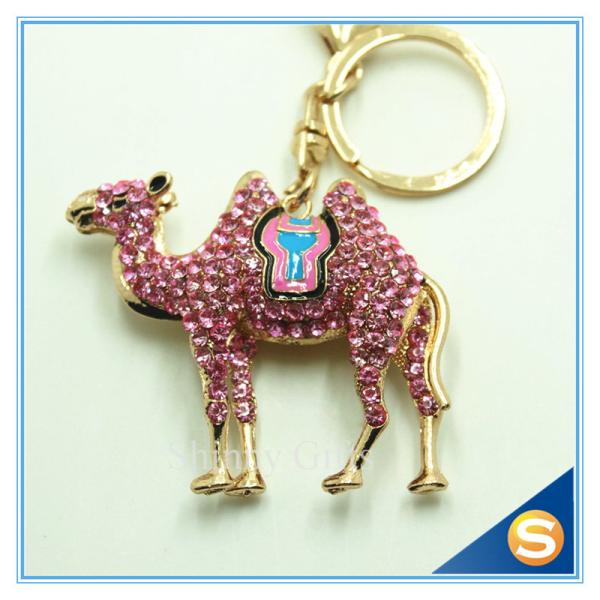 Animal Style Cute Camel Metal Key Chain Glod Plating Key Chain