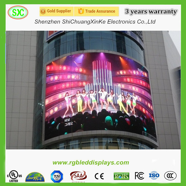 SMD LED Outdoor Video Screen P5 / 8500 Nits Outdoor LED Wall Screen Display