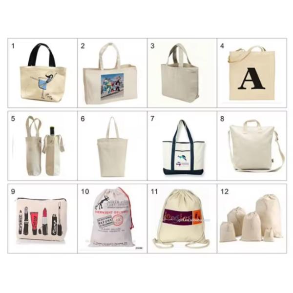 Grocery Natural Reusable Shopping Bags Bulk Canvas Bags Personalised