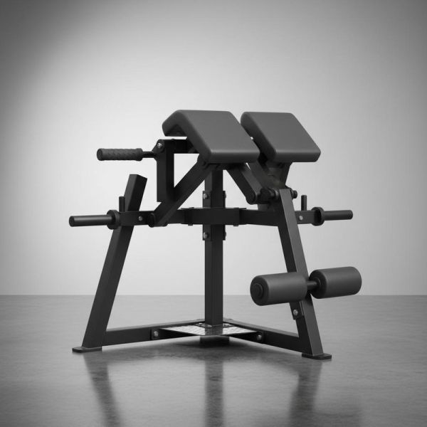 Securing Iso Arm Leg Curl Machine U+H1026 Space Saving Standard Plate Free Motion